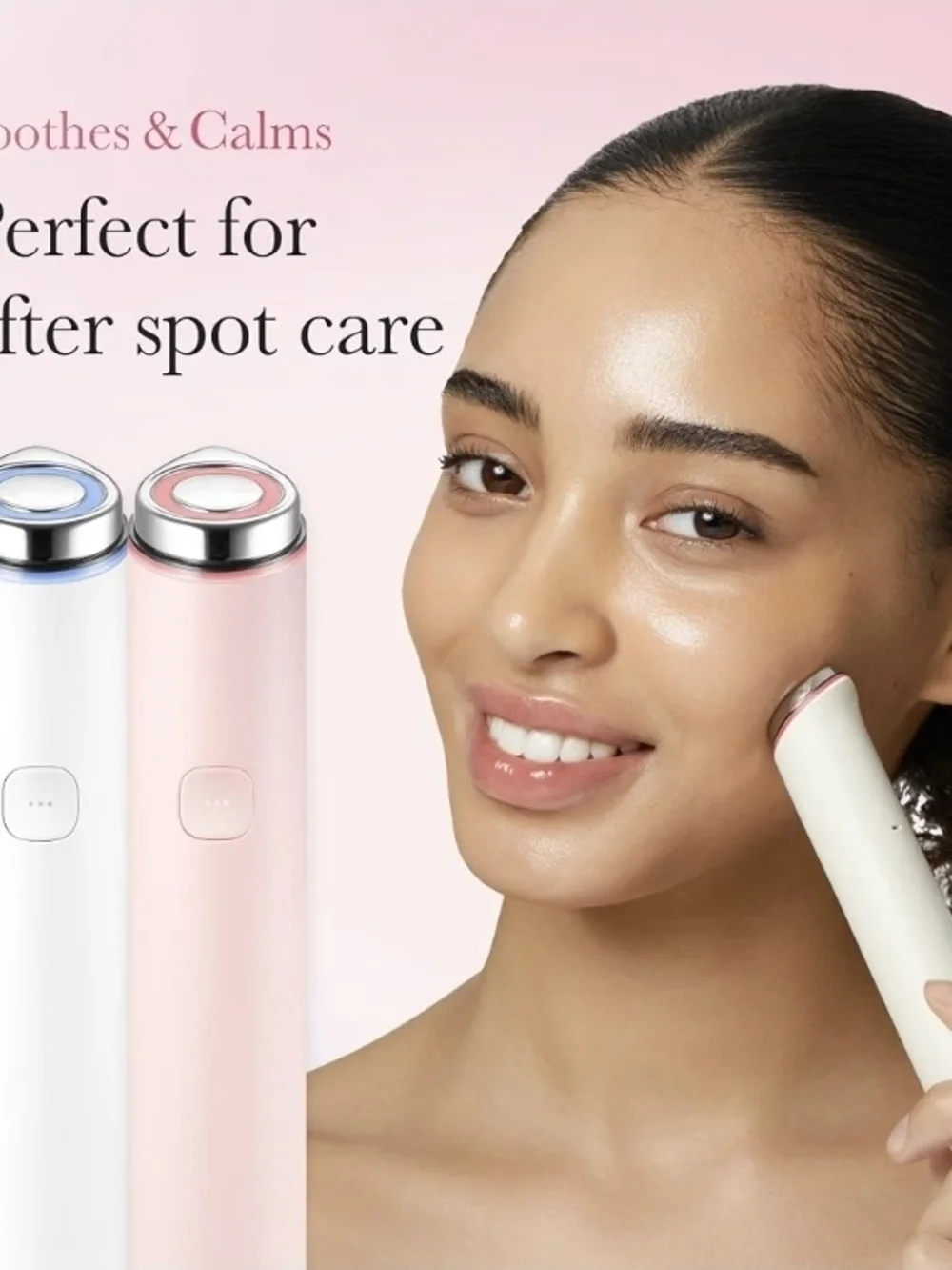 Medicube Booster Pro Mini, Pink Facial Massager - Portable Skincare Device